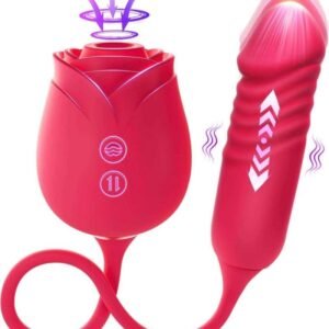 JY03-Double-Ended Rose Vibrator with 10 Modes