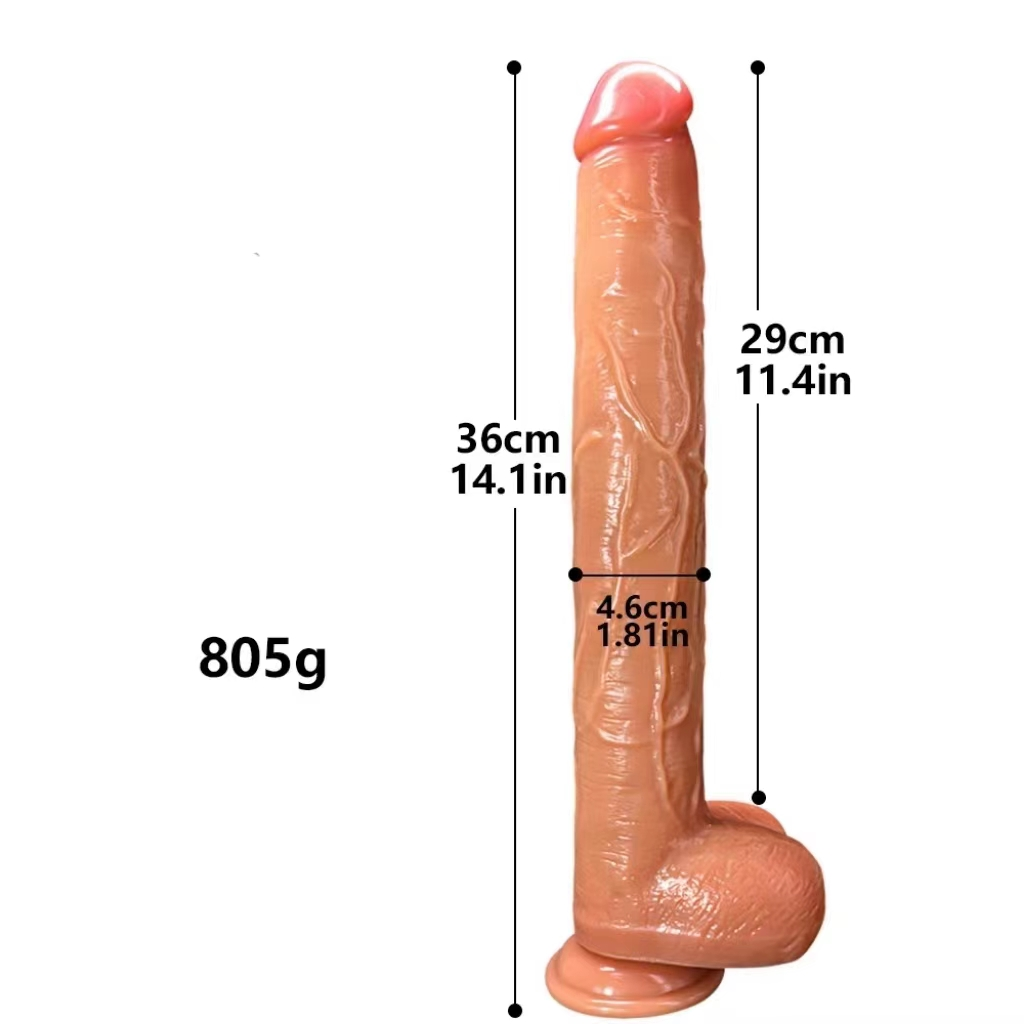 OM36-14.1inch Realistic Dildo – Lifelike Veins & Skin Texture