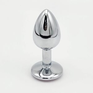 OM12-Silver Metal Anal Plug Set, Large, Medium, Small, Popular for Masturbation and Sex Toys