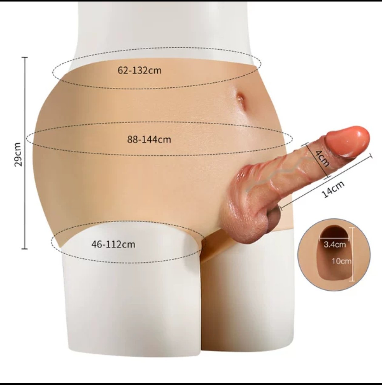 OM31-Couples Soft Silicone Strap-On G-Spot Stimulator